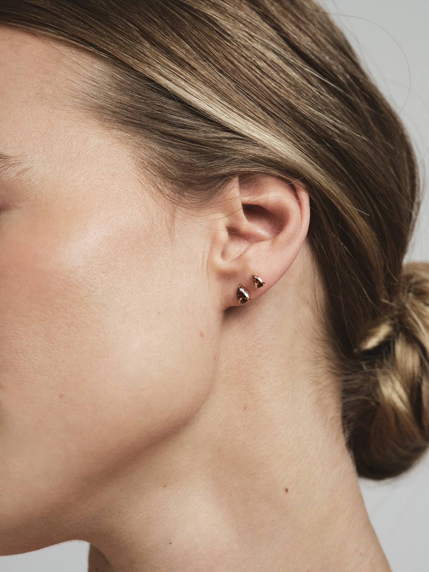 Belle Coffee Medium Studs - Image 6