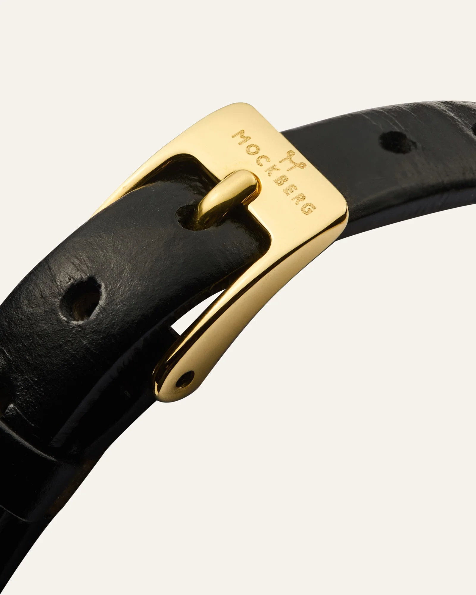 Belle Oval Petite Leather Watch - Image 8