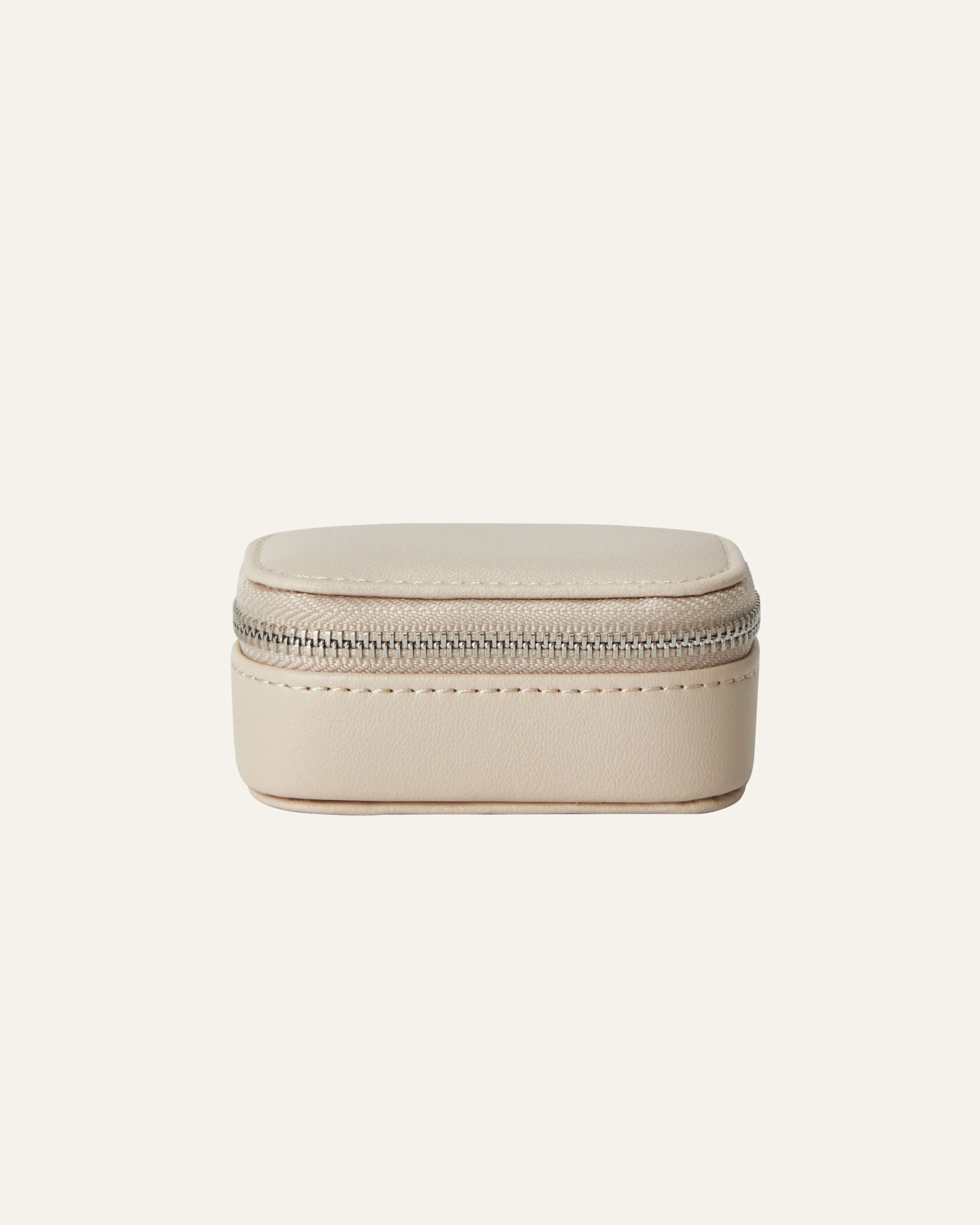 Jewelry Case Box Mini Beige - Image 3