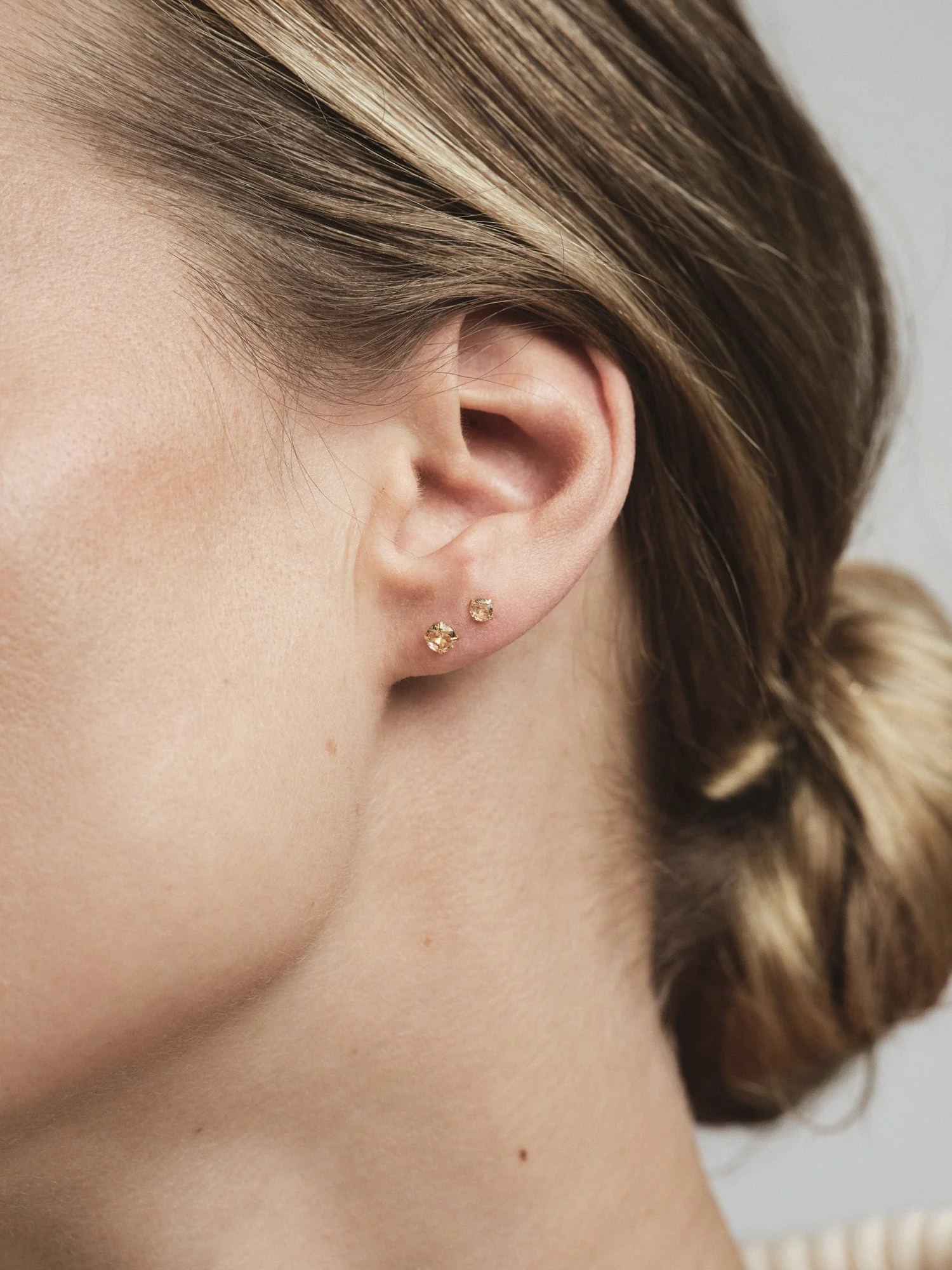 Jolie Champagne Small Studs - Image 6