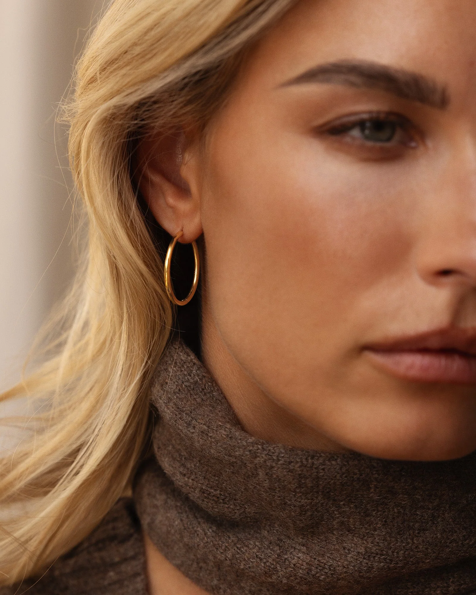 Slim Extra Large Hoops - Image 2