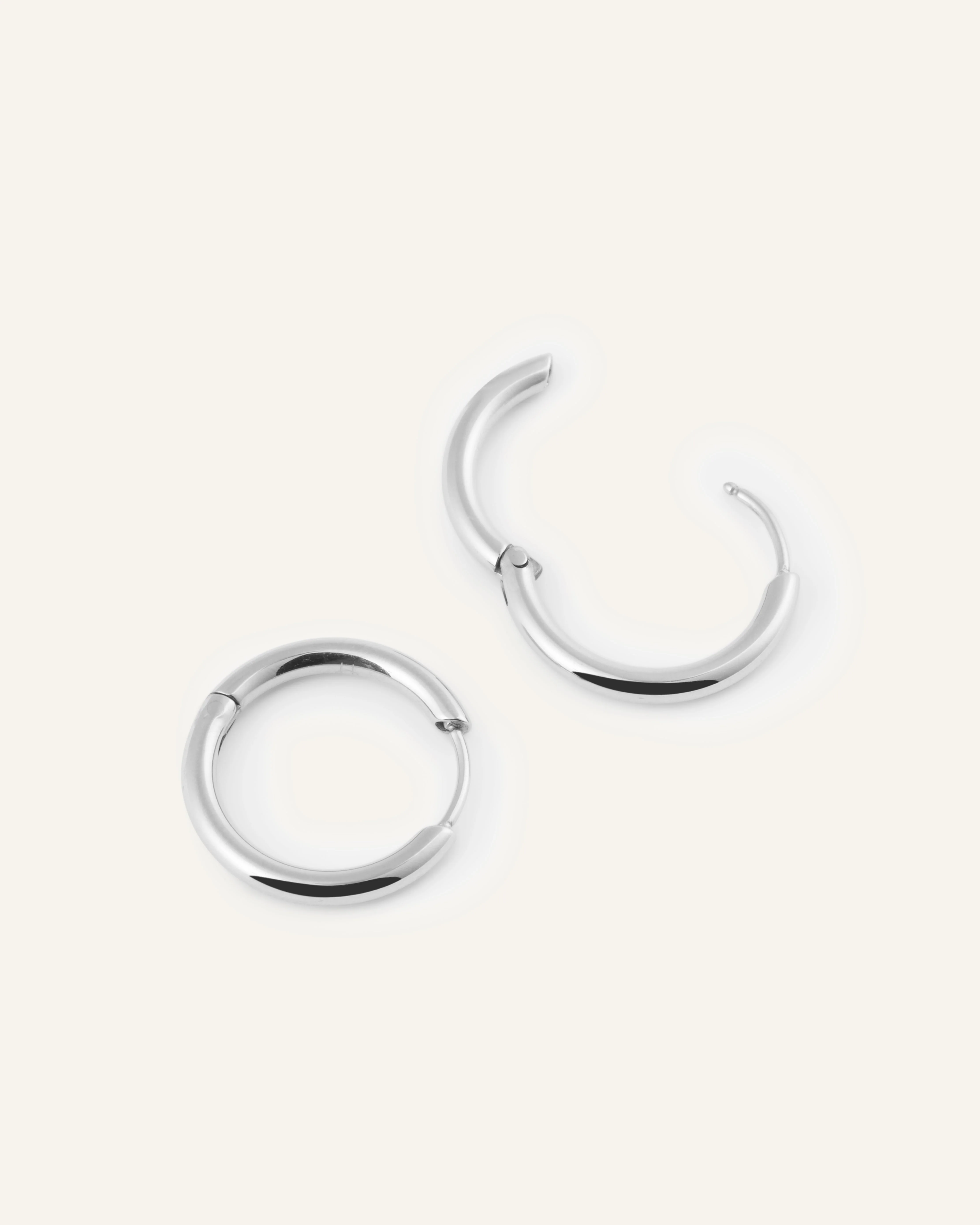 Slim Medium Hoops - Image 5