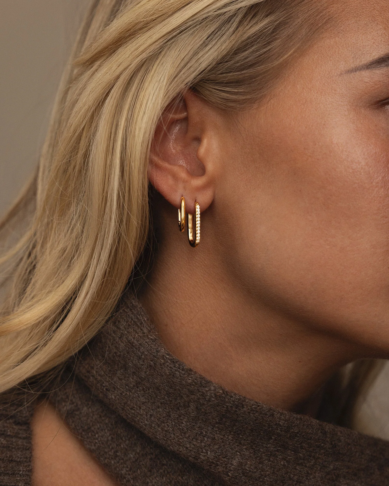Sparkle Medium U-Hoops - Image 7