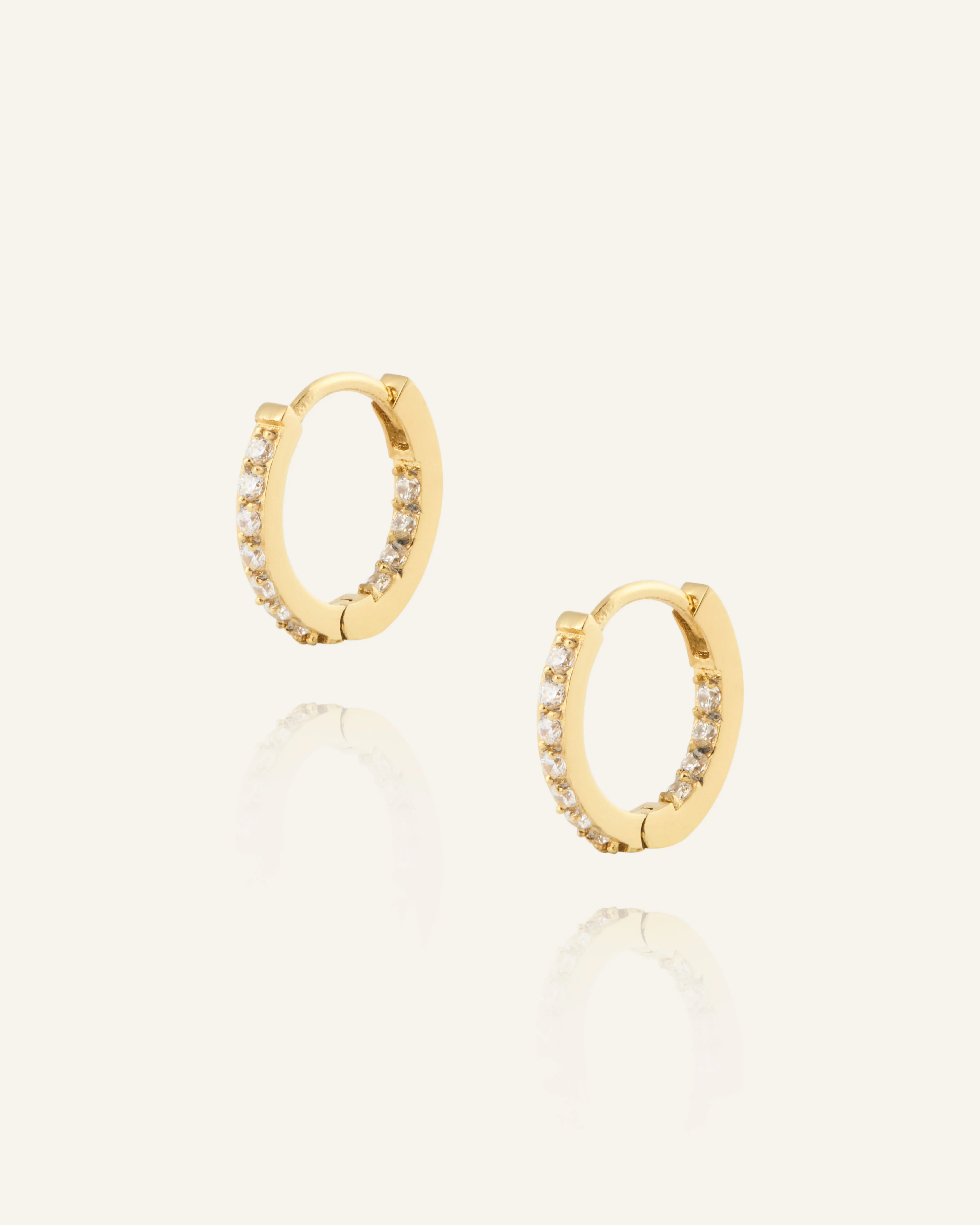 Sparkle Small Hoops - Image 4