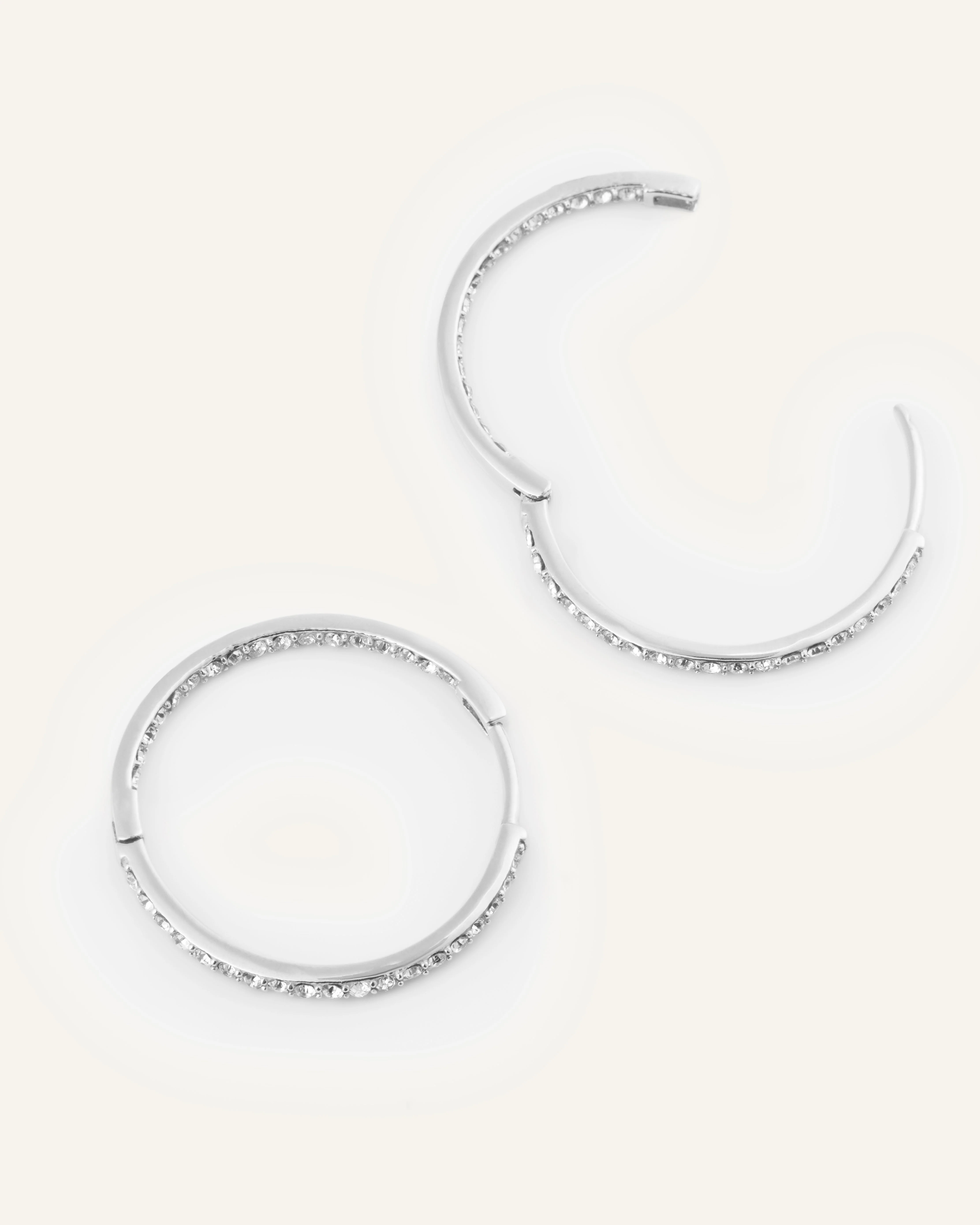 Sparkle Extra Large Hoops - Image 5