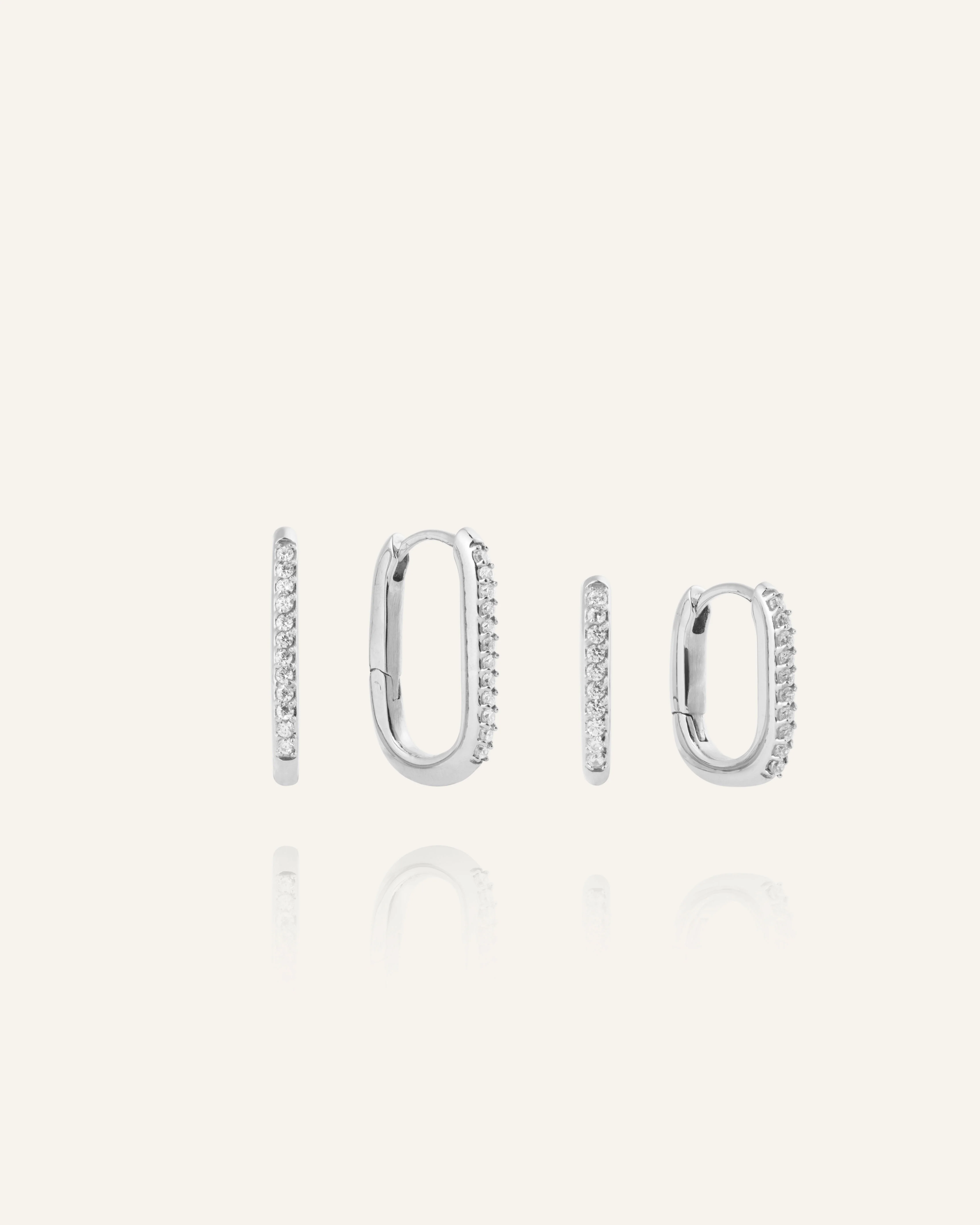 Sparkle Small U-Hoops - Image 8