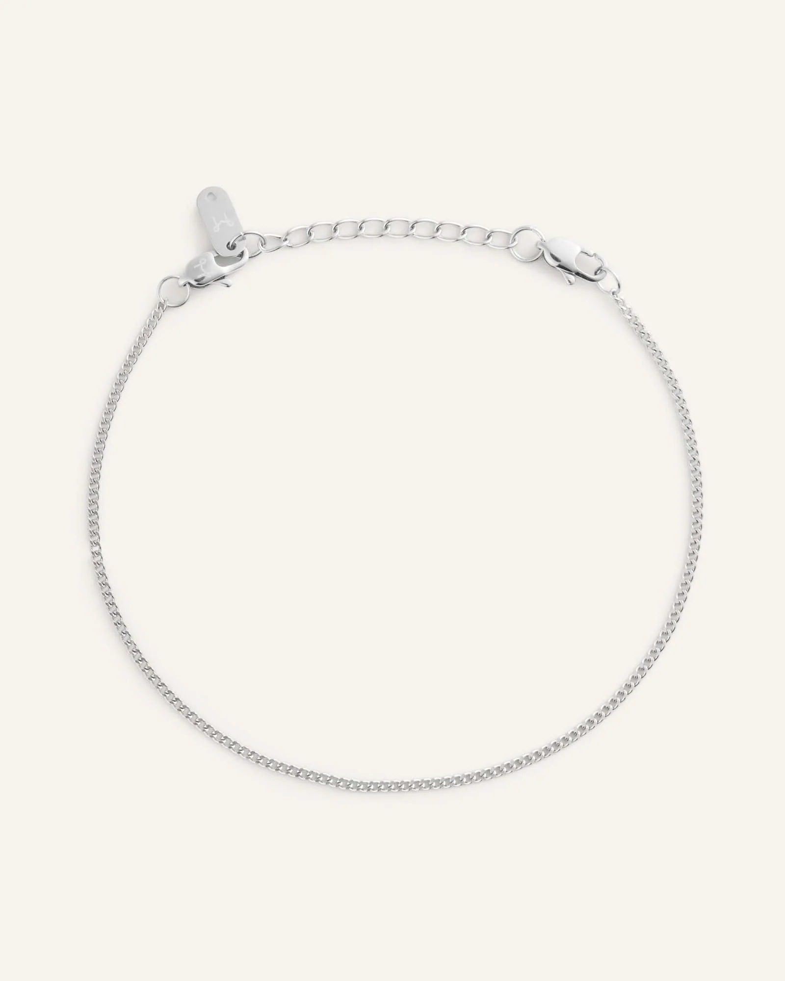 Thin Curb Chain Bracelet - Image 4